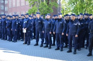 Pododdziały policjantów z poszczególnych województw.
